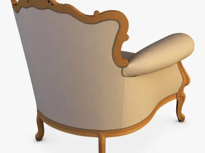 Angelo Cappellini Austen armchair 3D model