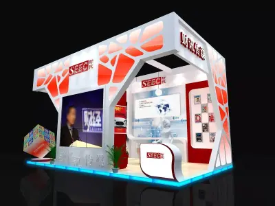 Exhibition - Area - 9X3-3DMAX2009-011 3D model