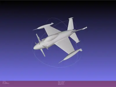 Lockheed XFV Model 3D print model