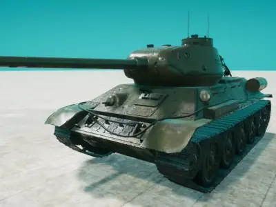 T34 TANK 3D model