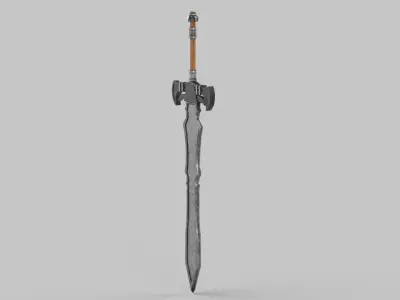 sword Low-poly 3D model 79