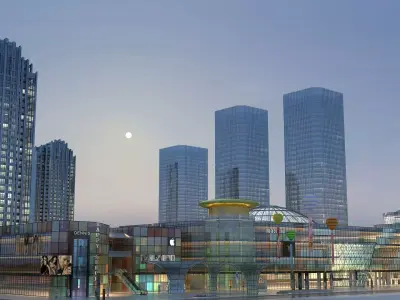  Night View 3D model