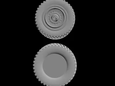 rim-wheel 3d model set of wheels Free 3D model