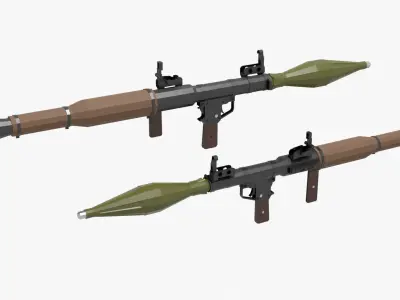 RPG-7  Low-poly Low-poly 3D model