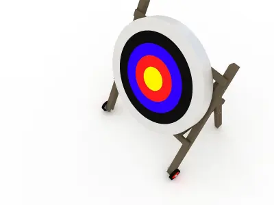 Archery Target 3D model purchase