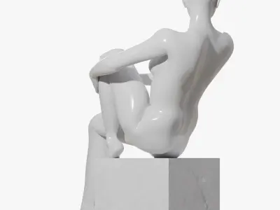  Female mannequin pose 9 PBR 