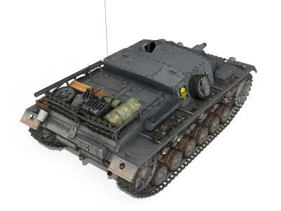 StuG III - Ausf D - StuG Abt 192 3D model