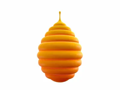 Bee Hive 3D model