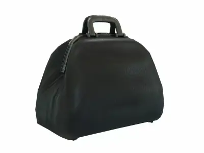 Low Poly Victorian Doctors Bag Low-poly 3D model