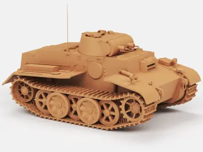 PzKpfw I Ausf F 3D print model