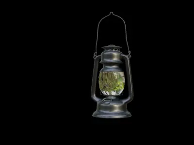 Campsite Lantern 3D model