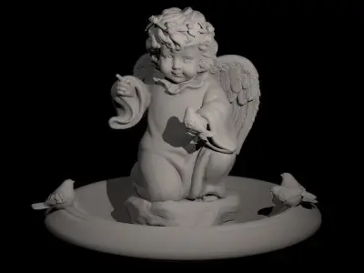 Garden sculpture Free 3D print model