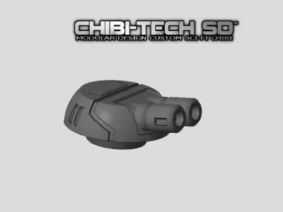 CHIBI-TECH SD - MORTAR-RX2 POD 3D print model