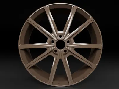 3D model rim wheel part10 3D model