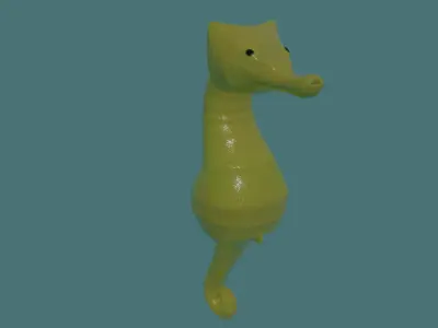 Seahorse 3D model order