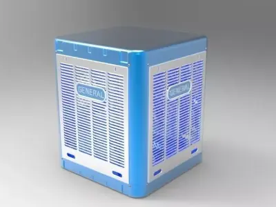 Cooler air purifier Free 3D model