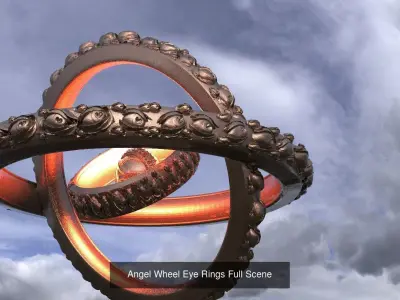 Occult Ring collection 1 3D Model Pack