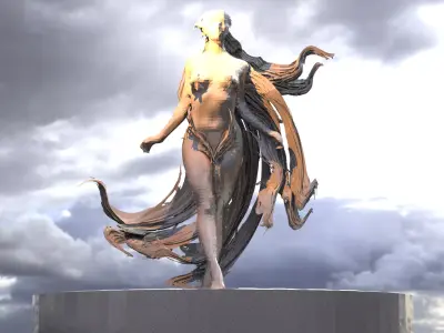 Forest Witch 2  3D model