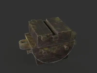 Foundry Cont Low-poly 3D model