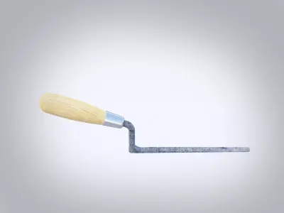 Tuck Pointing Trowel Low-poly 3D model