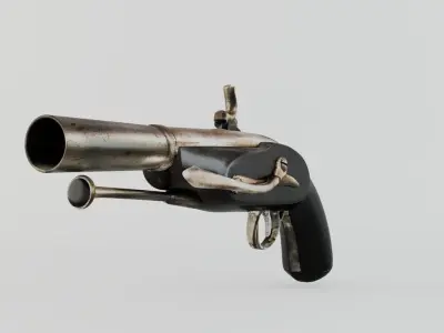 OLD GUN 3D model