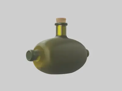 Olive Oil Bottle model 3D model