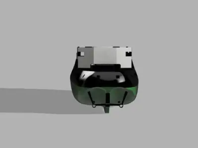 3D printable hull for the french Ironclad Bouvines  3D print model