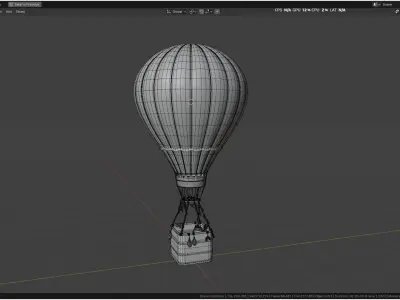 Air Balloon 3D model get