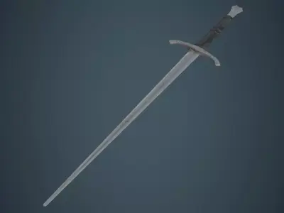 Longsword 1B Low-poly 3D model