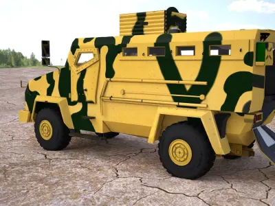 BMC Kirpi Armored  3D model