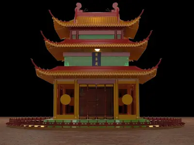 Chinese ancient house  3D model
