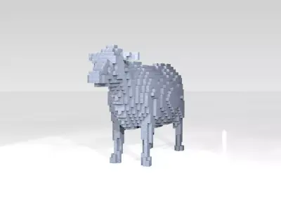 Cow Voxel 3D model