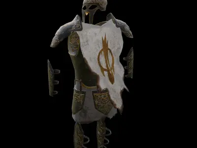 Armor Low-poly 3D model purchase