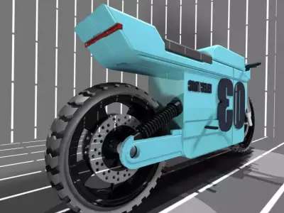  Electric bike Concept 3D model