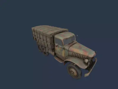 war truck 3D model purchase