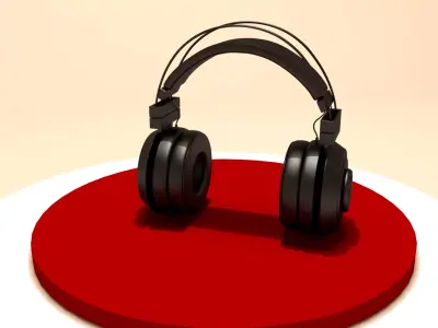 Headphone Free 3D model