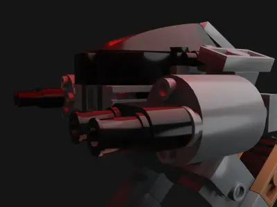 Lego mech fbx Free 3D model