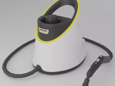 Steam cleaner Low-poly 3D model purchase