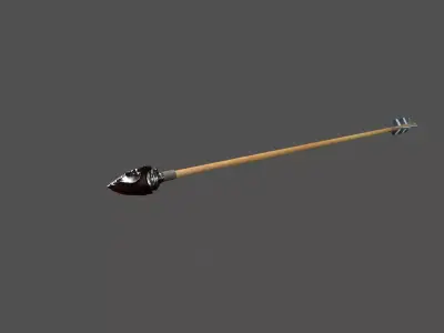 Arrows Low-poly 3D model