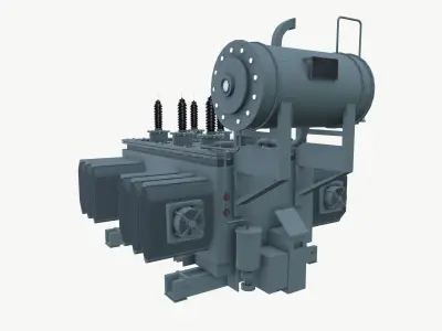 Industrial Transformer 3D model