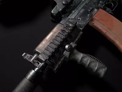 Tactical grip  Low-poly 3D model