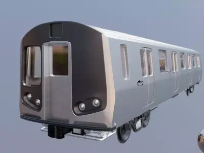 newyork subway train 3D model