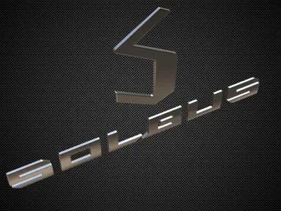 solbus logo 3D model