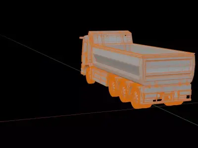 Volvo Electric FMX 8X4Rigged 3D model