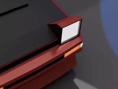 Toyota AE86 - LowPoly Model Low-poly 3D model