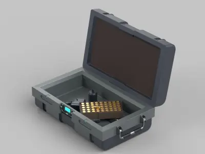 ammo box 3D model get