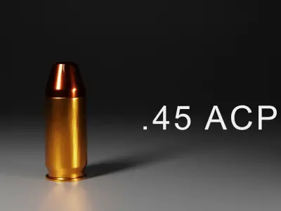 Ammunition Pack Low-poly 3D model