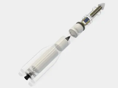 Ariane 6 - Accurate Model 3D model
