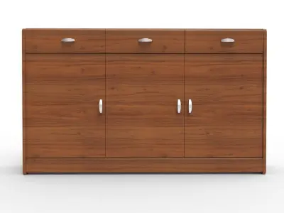 Modern Drawer Low-poly 3D model