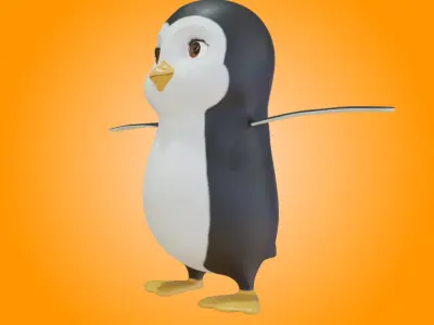 Penguin  3D Character 3D model